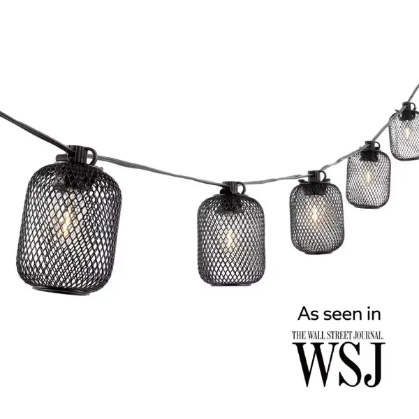 PLT4047A As seen in the WSJ, Jepsen LED Outdoor String Lights
