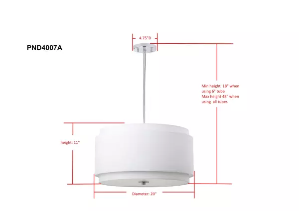 Pnd4007a Dimensions