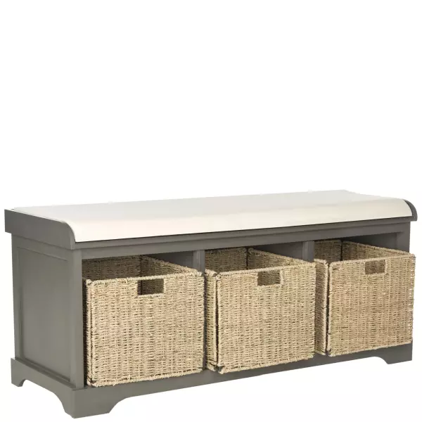 AMH5733A Lonan  Wicker Storage Bench