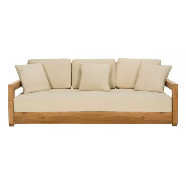 Safavieh Cpt1004a Montford Teak 3 Seat Bench 5
