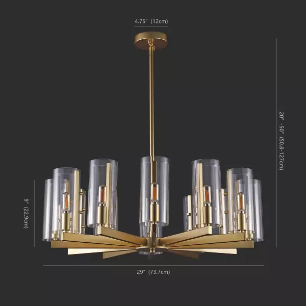 Safavieh Ctl1014a Beniciogold Chandelier 1