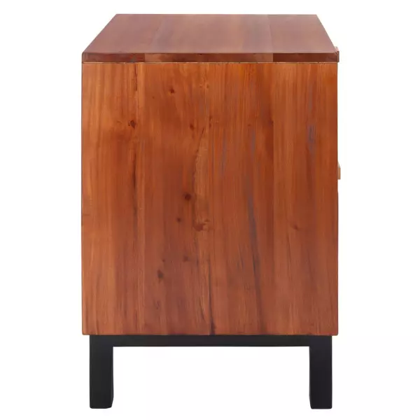 Safavieh Nst4006a Erica 2 Drawer Nightstand Natural Black 13