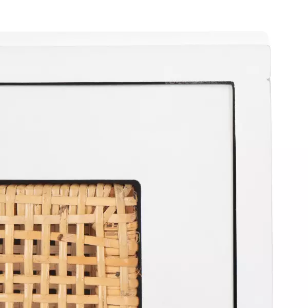 Safavieh Nst4006b Erica 2 Drawer Nightstand White Natural 2