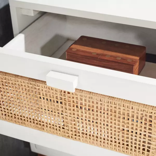 Safavieh Nst4006b Erica 2 Drawer Nightstand White Natural 5