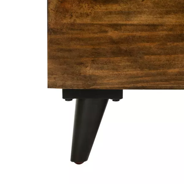 Safavieh Ott6400b Liam Tufted Cocktail Ottoman Navy Dark Oak 13
