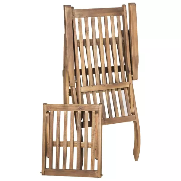 Safavieh Pat7015a Palmdale Lounge Chair Natural Navy 2