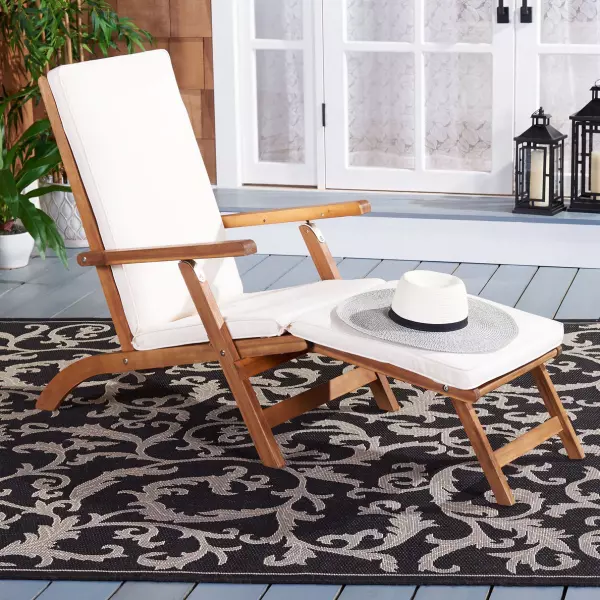 Safavieh Pat7015c Palmdale Lounge Chair Natural Beige 1