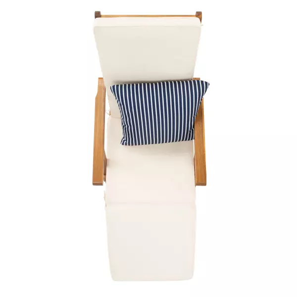 Safavieh Pat7015e Palmdale Lounge Chair Natural Beige Navy White 10