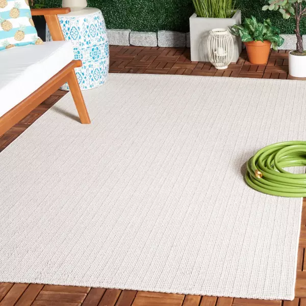SAW420A-28 Sisal All-Weather SAW420A  Natural & Ivory Indoor / Outdoor Rug