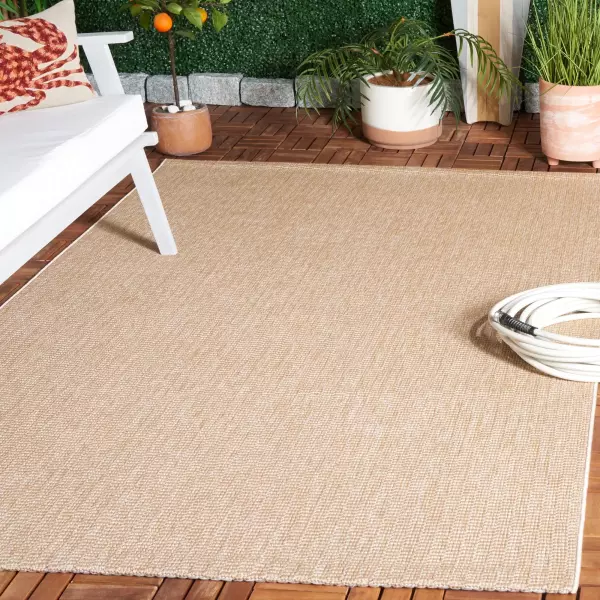 SAW420B-28 Sisal All-Weather SAW420B  Natural & Ivory Indoor / Outdoor Rug