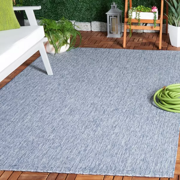 SAW420M-7R Sisal All-Weather SAW420M  Blue Indoor / Outdoor Rug