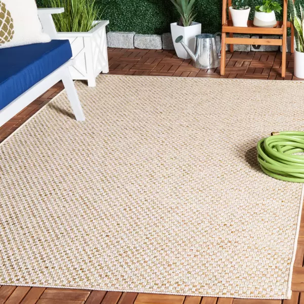 SAW460B-28 Sisal All-Weather SAW460B  Natural & Ivory Indoor / Outdoor Rug
