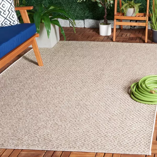 SAW460C-28 Sisal All-Weather SAW460C  Natural & Ivory Indoor / Outdoor Rug