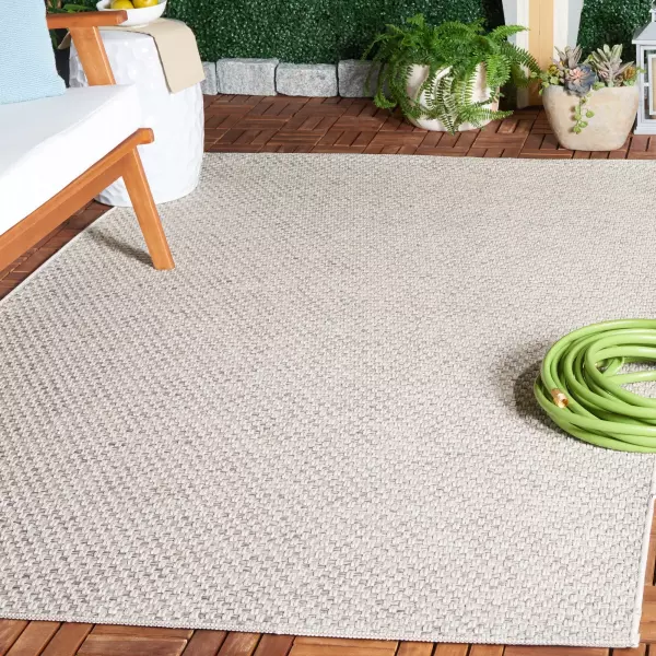 SAW460G-28 Sisal All-Weather SAW460G  Gray & Gray Indoor / Outdoor Rug