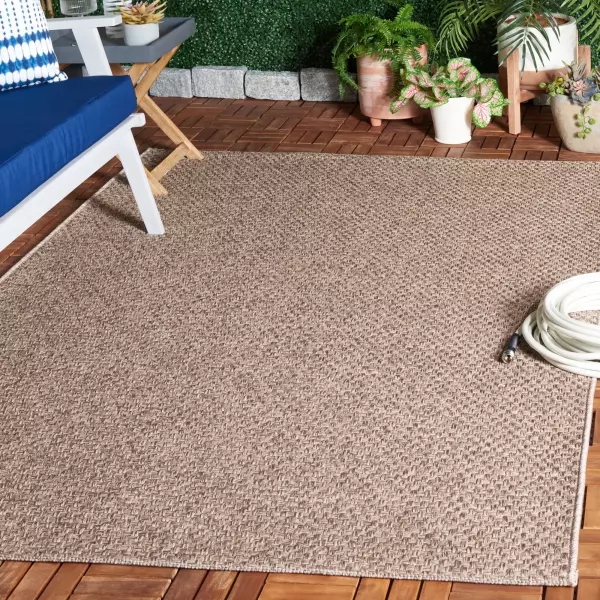 SAW460T-28 Sisal All-Weather SAW460T  Brown Indoor / Outdoor Rug