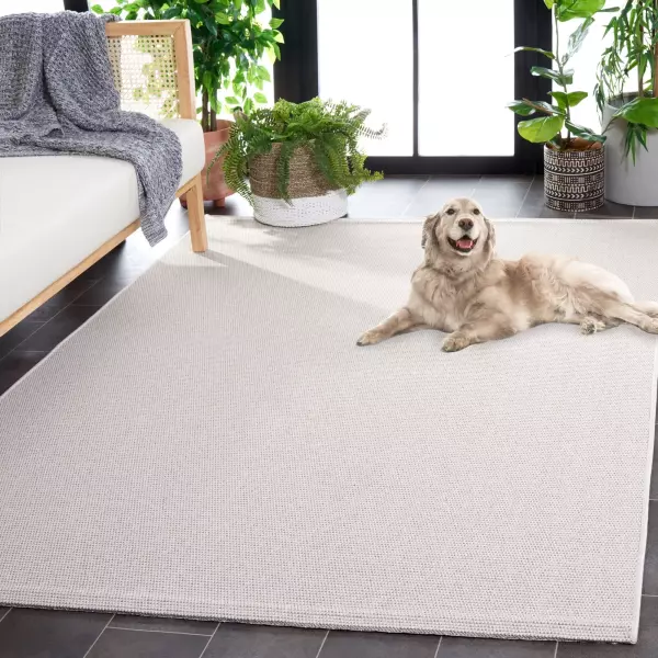 SAW642A-4 Sisal All-Weather SAW642A  Natural & Ivory Indoor / Outdoor Rug