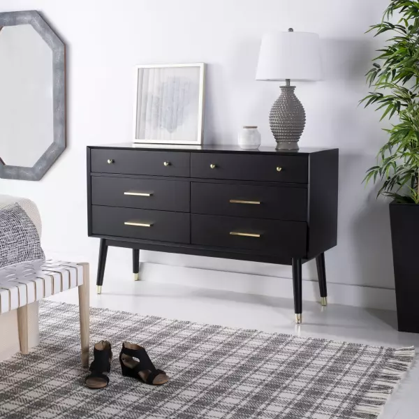 SFV2100B Madden Retro Dresser Black