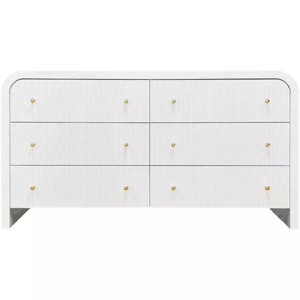 SFV2144A Liabella 6 Drawer Curved Dresser