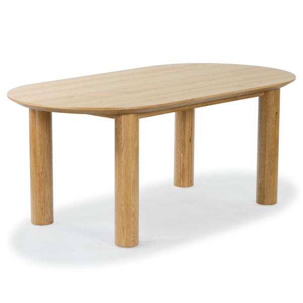 SFV4210B-2BX Sofiette Wood Oval Dining Table in Natural