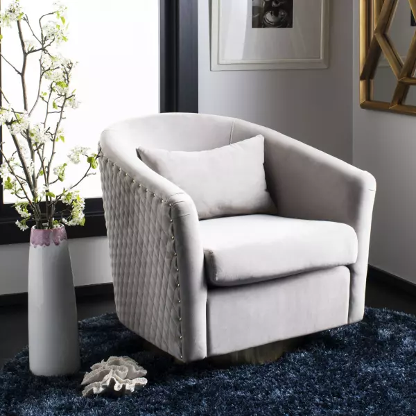 SFV4702C Clara Quilted Swivel Tub Chair