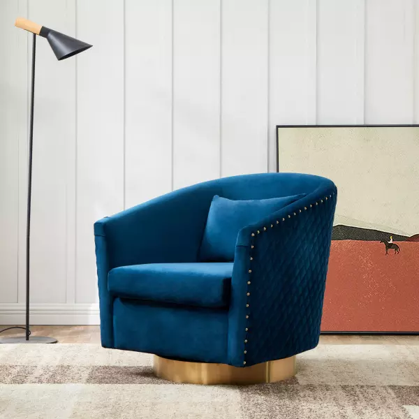 SFV4702K Clara Quilted Swivel Tub Chair