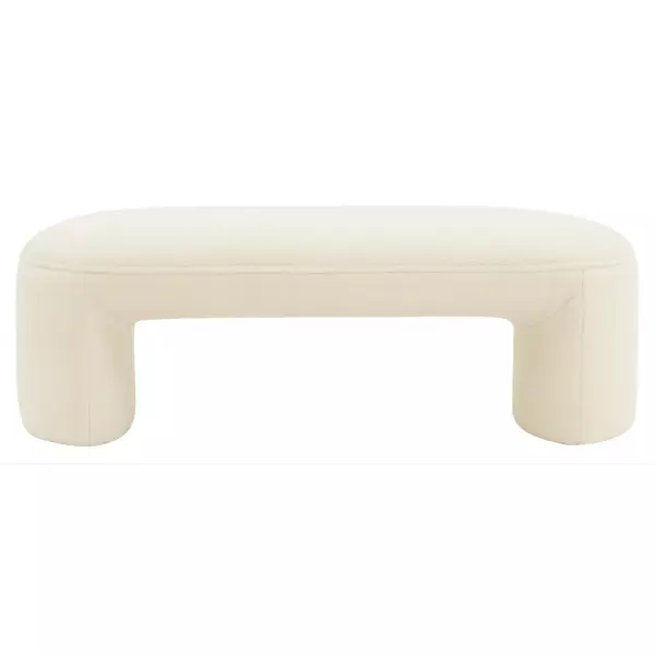 SFV4810A Vivie Faux Shearling Bench