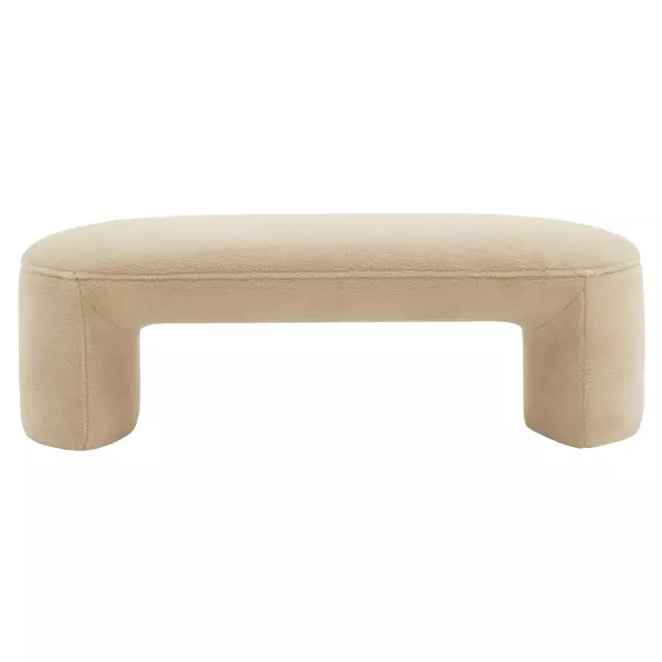 SFV4810B Vivie Faux Shearling Bench