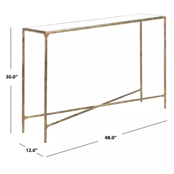 Sfv9502a Jessa Forged Metal Rectangle Console Table 5
