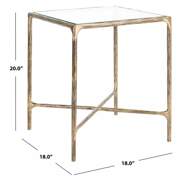 Sfv9503a Jessa Forged Metal Square End Table 4