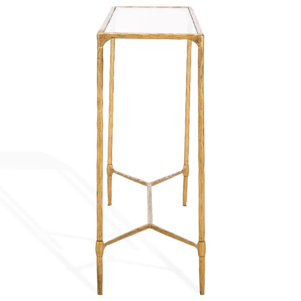 Sfv9543a Isabellina Metal And Glass Console Table In Gold 8