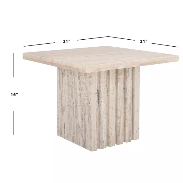 Sfv9701a 2bx Olivia Tall Square Marble Accent Table 6