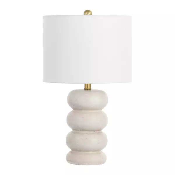 Tbl4561a Coco 22 Inch Cream Ceramic Table Lamp 5