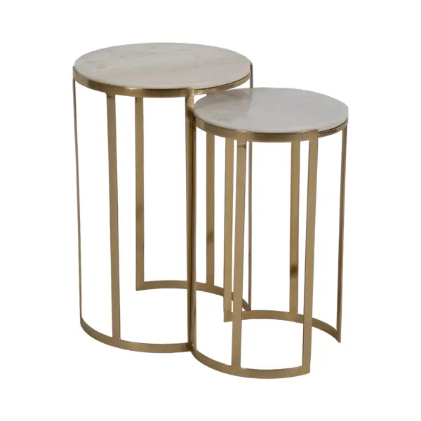 20556 20 22 Morwar Marble Top Accent Tables In White Set Of 2 By Sagebrook Home 6
