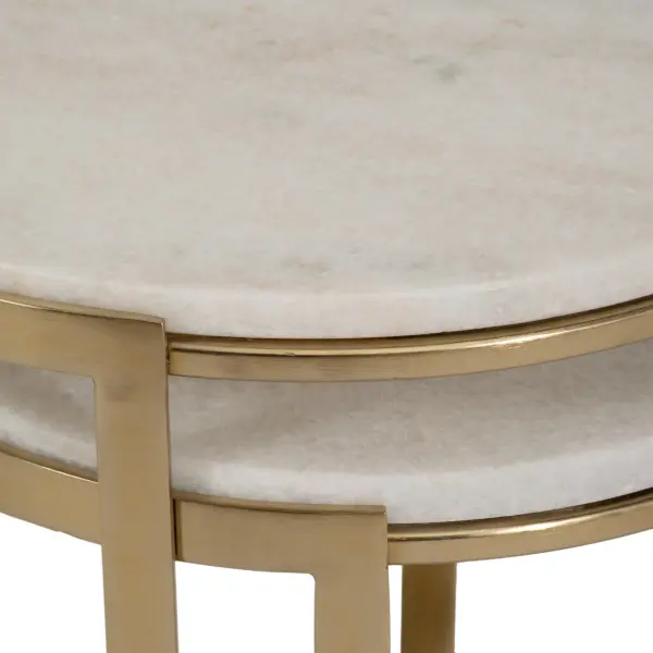 20556 20 22 Morwar Marble Top Accent Tables In White Set Of 2 By Sagebrook Home 7