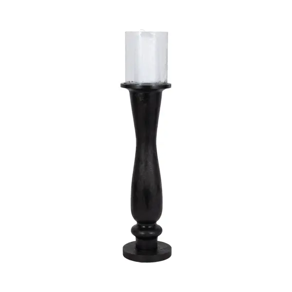 20562 02 27 Traditional Hurricane On Pedestal In Black By Sagebrook Home 2