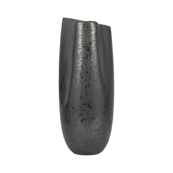 Ev20527 02 24 Maria Large Black Vase In Black By Elevarre 3
