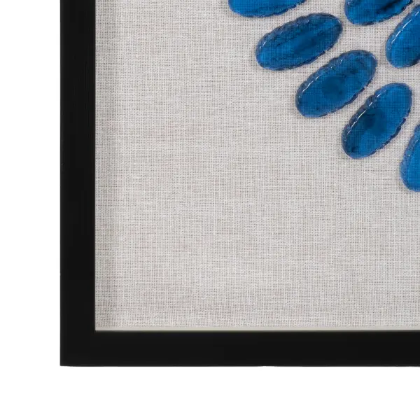 Ev70370 24 X24 Caspian Agate Shadow Box Wall Decor In Blue By Elevarre 5