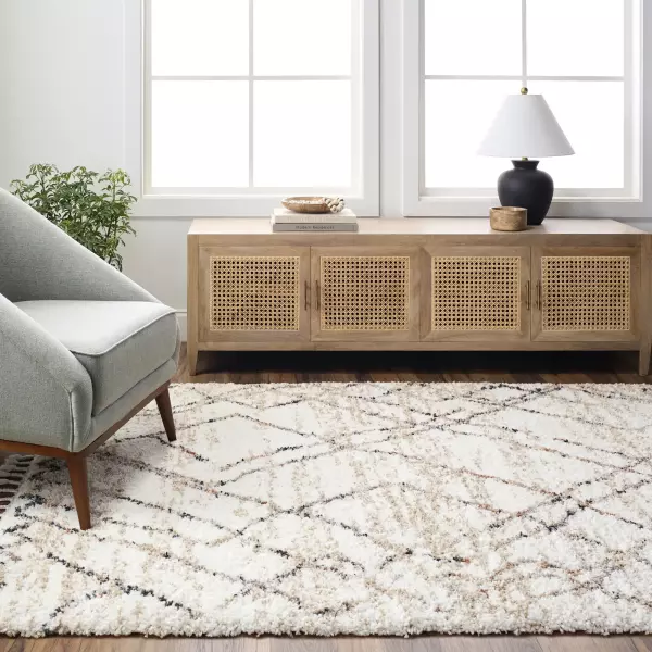 JKT2308-71010 Jakarta JKT-2308 White Machine Woven Rug
