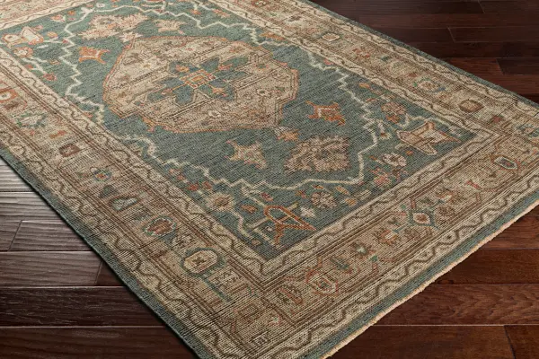 Reign Reg 2304 Dark Green Rug 4
