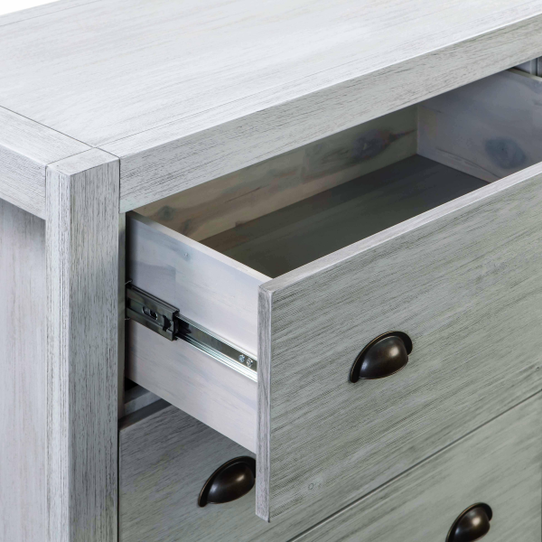 Ren B933 70 Asheville Gray Washed Wooden Dresser 5