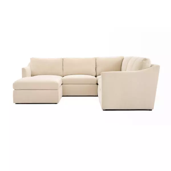 REN-L06110-SEC2 Aiden Beige Modular Chaise Sectional