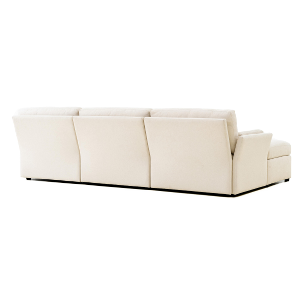 Ren L08610 Sec Catarina Cream Chaise Sectional 4