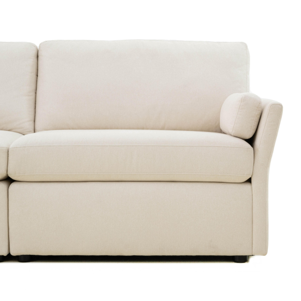 Ren L08610 Sec Catarina Cream Chaise Sectional 6