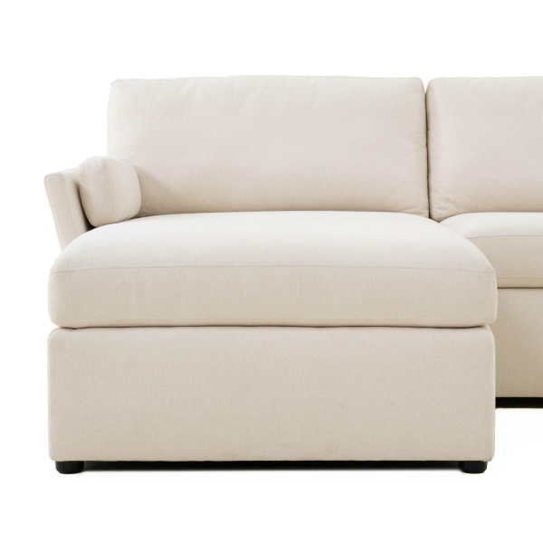 Ren L08610 Sec Catarina Cream Chaise Sectional 7