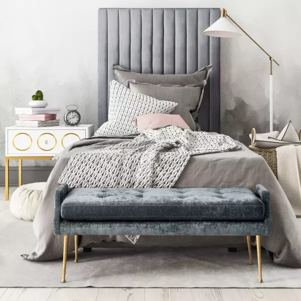 Tov B126 Arabelle Grey Bed Twin 7