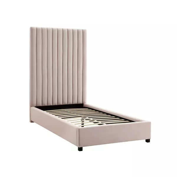 Tov B6333 Arabelle Blush Velvet Bed In Twin 3
