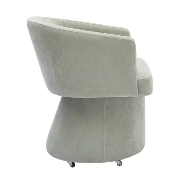 Tov H68928 Kristen Light Green Rolling Desk Chair 6