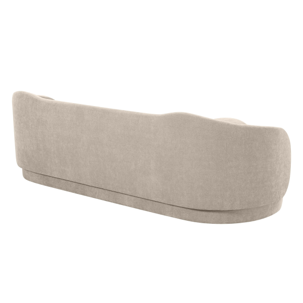 Tov L68841 Circe Taupe Textured Velvet Sofa 5