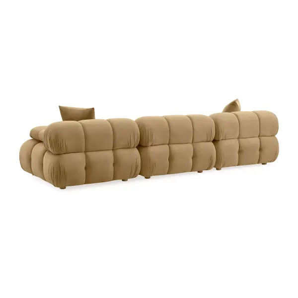 Tov L69019 Calliope Cafe Au Lait Performance Velvet Modular Sofa 4