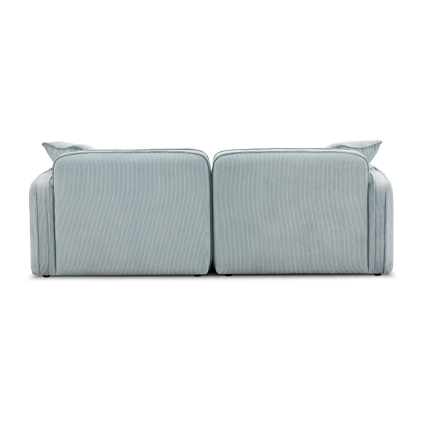 Tov L69187 Travie Sea Foam Performance Corduroy Velvet Modular Loveseat 4